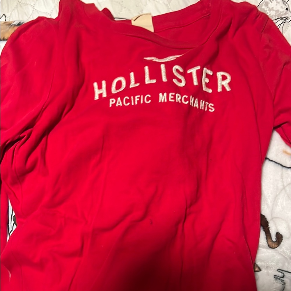 Hollister Pacific Merchants Red Tee